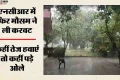 एनसीआर में अचानक बदला मौसम: हापुड़ में बारिश के साथ ओले पड़े, गाजियाबाद में चलीं तेज हवाएं; मिली राहत
