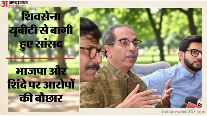 UBT में बगावत: उद्धव बोले- जल्द रखेंगे पक्ष; राउत ने कहा- शिंदे ने पैदा किए छह गद्दार, आदित्य भाजपा पर हमलावर