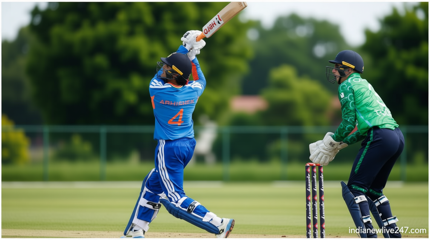IND vs IRE Live Score: अर्धशतक के बाद अभिषेक शर्मा आउट, सुंदर और तिलक क्रीज पर मौजूद; भारत का स्कोर 80 के पार