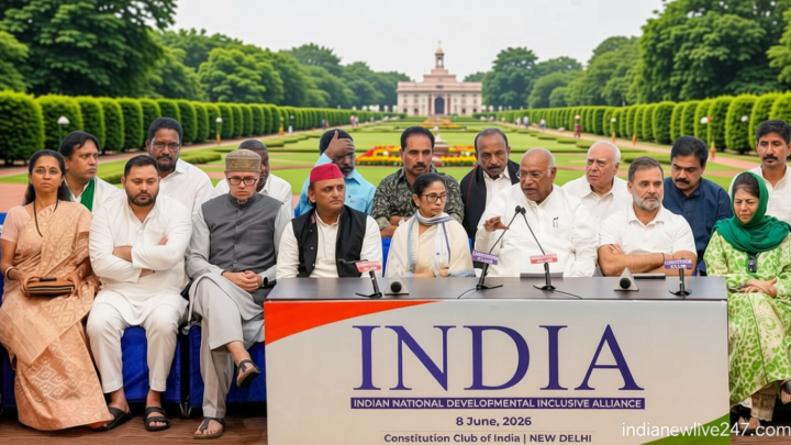 INDIA Bloc Meeting: लोकसभा चुनाव के बाद पहली बड़ी बैठक, कई बड़े चेहरों ने बनाई दूरी, कौन-कौन थे शामिल?