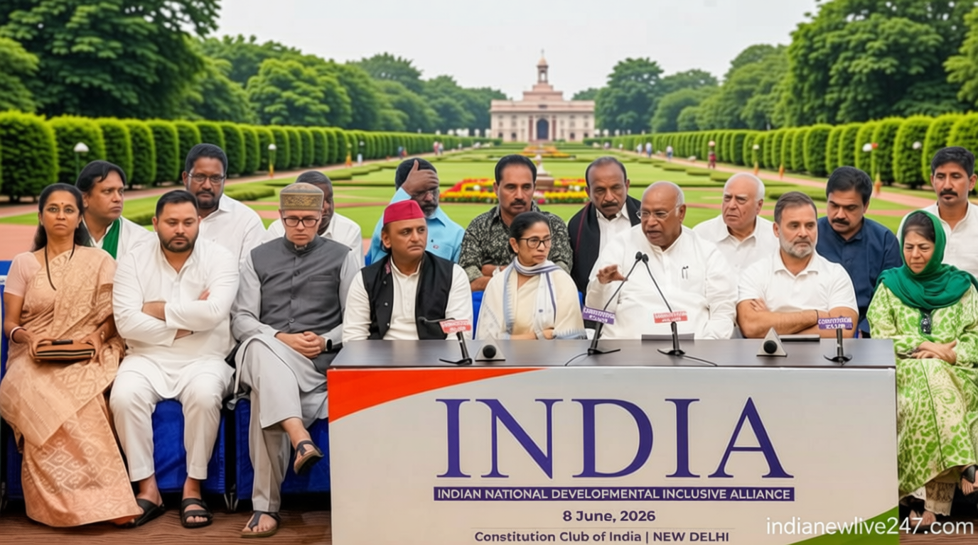 INDIA Bloc Meeting: लोकसभा चुनाव के बाद पहली बड़ी बैठक, कई बड़े चेहरों ने बनाई दूरी, कौन-कौन थे शामिल?