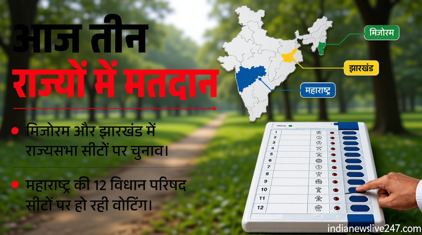 Rajya Sabha-MLC Polls: महाराष्ट्र विधान परिषद की 12 सीट पर मतदान, झारखंड-मिजोरम की राज्यसभा सीटों पर भी वोटिंग