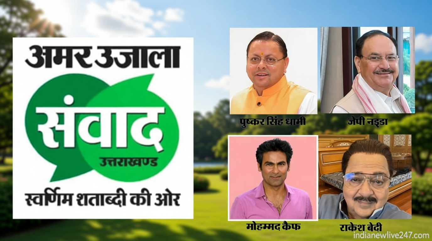 अमर उजाला संवाद 2026: देवभूमि के विकास पर होगा मंथन, जेपी नड्डा, मोहम्मद कैफ समेत कई वक्ता होंगे शामिल