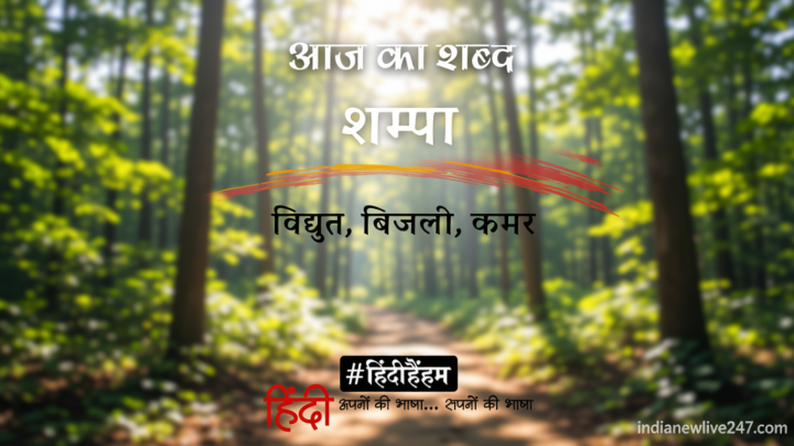 आज का शब्द: शम्पा और वीरेन्द्र वत्स की कविता- छोड़ दूँ कैसे मिलन की आस