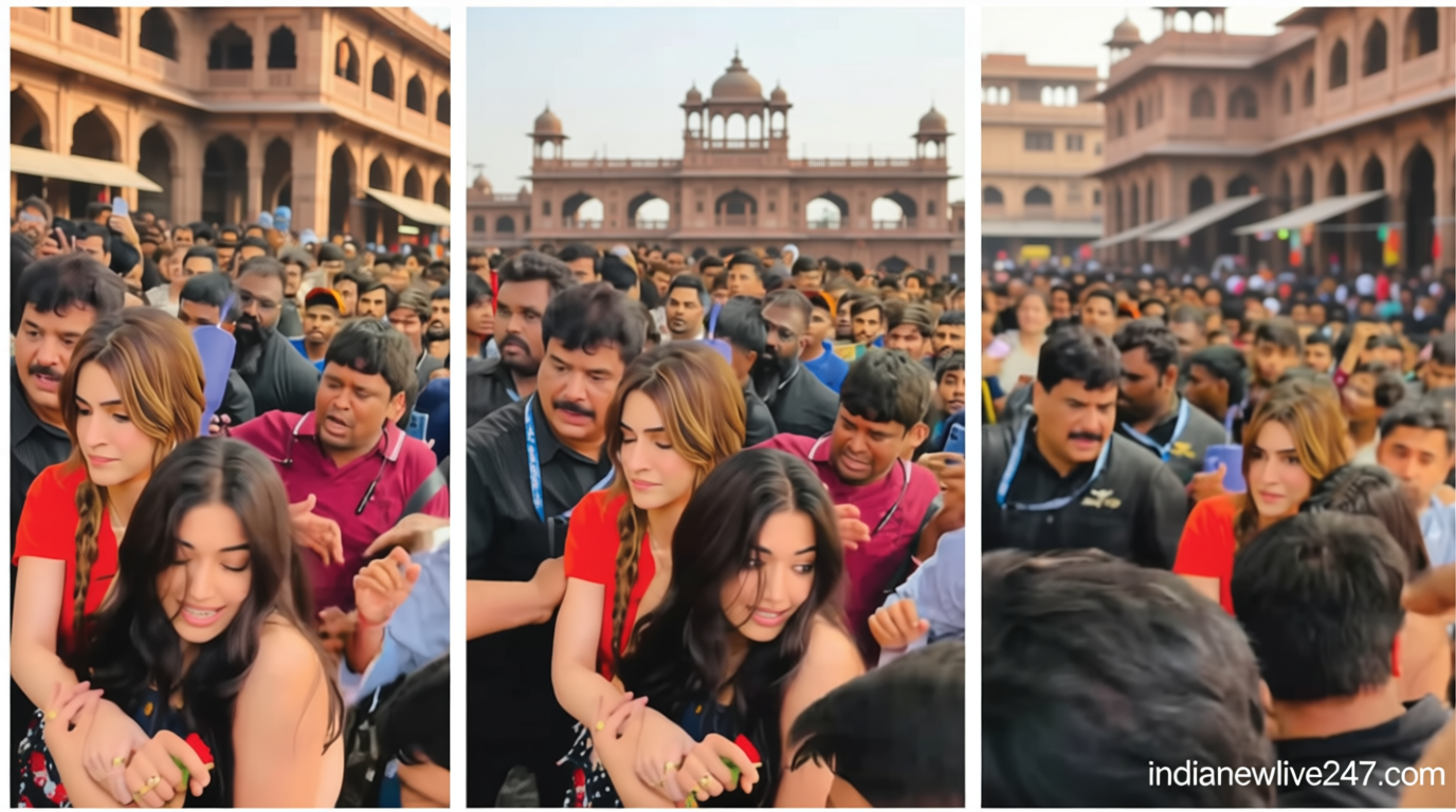 ‘कॉकटेल 2’ प्रमोशन के दौरान मची भगदड़, बड़ी बहन की तरह कृति सेनन ने किया रश्मिका का बचाव; देखें वायरल वीडियो