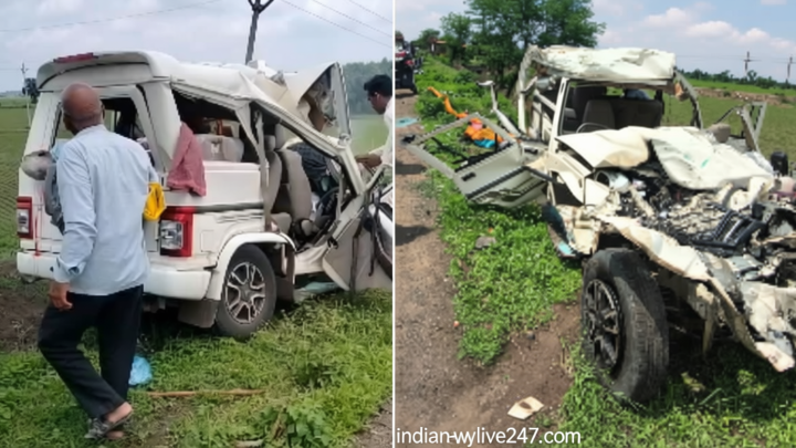 एमपी के सीहोर में दर्दनाक हादसा: ट्रक और बुलेरो की बीच हुई भीषण टक्कर, पांच की मौत; मौके पर मची चीख-पुकार
