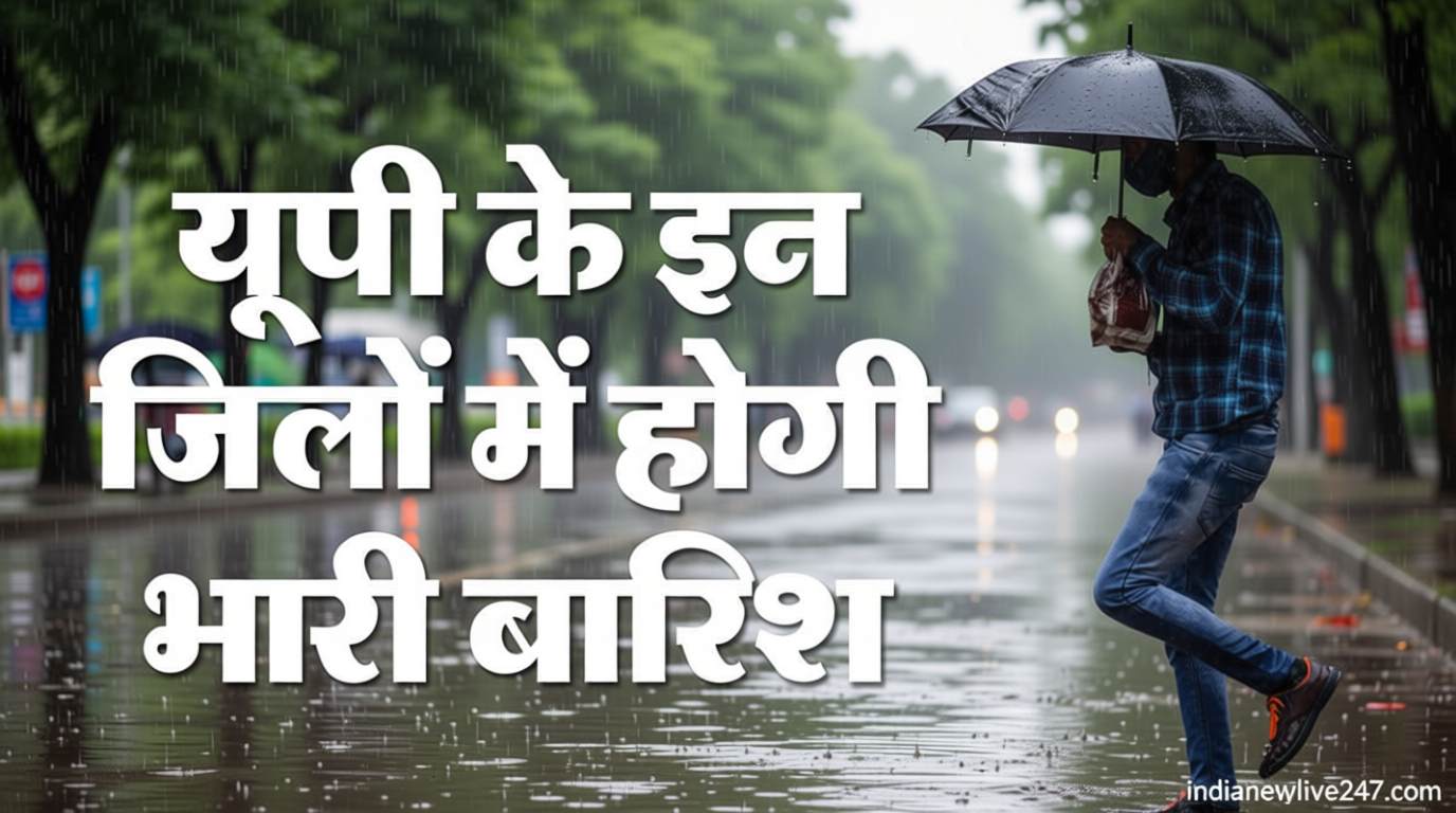 यूपी: मानसून में आई तेजी, आज से इन जिलों के लिए भारी बारिश का अलर्ट; इस शहर में हुई सबसे ज्यादा बरसात