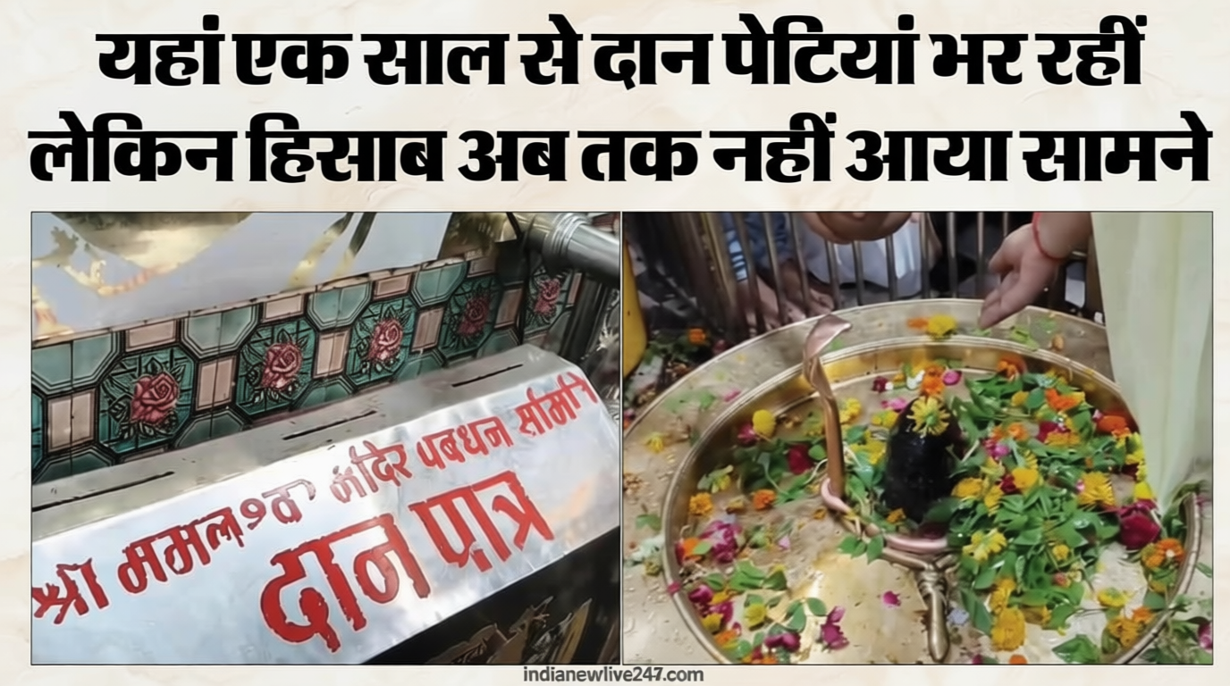 Omkareshwar News: ममलेश्वर मंदिर की दान राशि पर उठे सवाल, एक साल से सार्वजनिक नहीं हुआ आय-व्यय का हिसाब