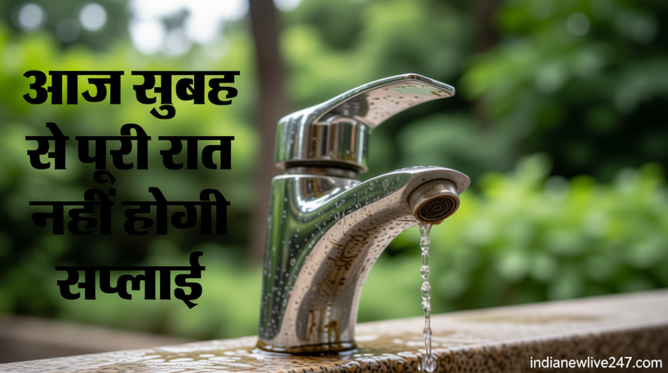 Alert: दक्षिण दिल्ली में आज सुबह 10 बजे से ठप रहेगी पानी की आपूर्ति, 50 इलाकों पर असर; चांदनी
