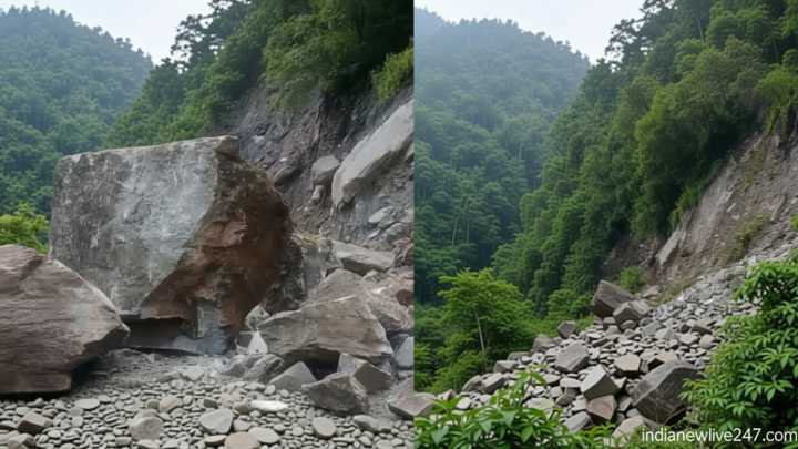 Landslide: यमुनोत्री हाईवे पर भारी भूस्खलन, हनुमान चट्टी से आगे गिरे बड़े-बड़े बोल्डर, रास्ता बंद