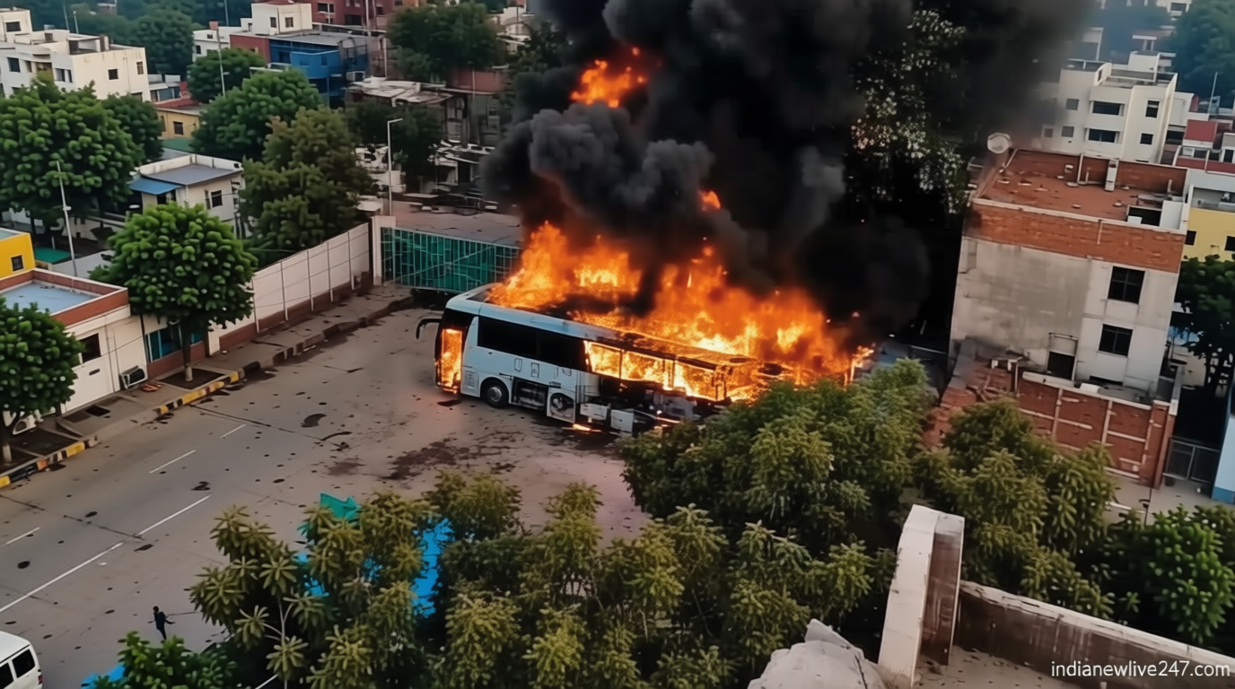 Fire in EV Charging Station: दिल्ली के ईवी चार्जिंग स्टेशन में भीषण आग, इलेक्ट्रिक बस समेत 11 बाइकें जलकर राख