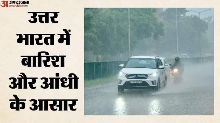 दिल्ली-एनसीआर समेत उत्तर भारत में फिर बदलेगा मौसम: 50 किमी की रफ्तार से चलेंगी हवाएं; बारिश का अलर्ट